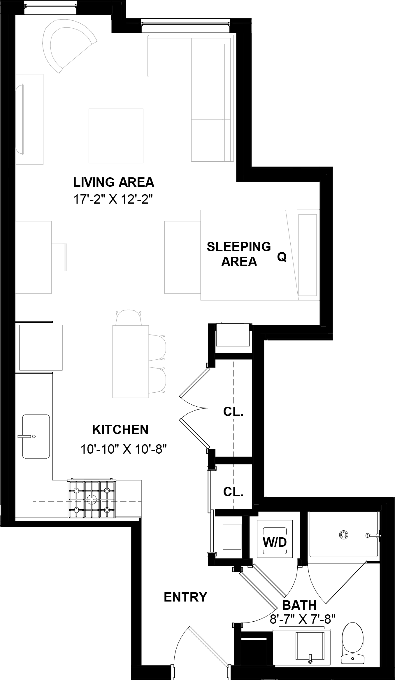 studio floor plan